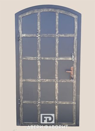 фотогалерея Двери с ковкой