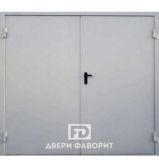 ворота гаражные стальные без калитки