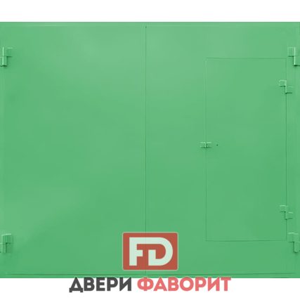 ворота гаражные металлические