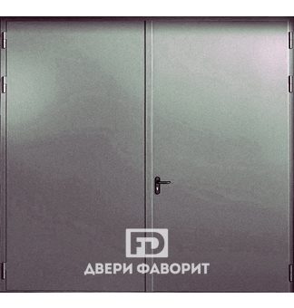 гаражные двустворчатые ворота с шестью петлями